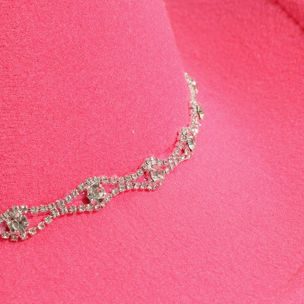 The “Rhinestone Rodeo” Hot Pink Cowgirl Hat