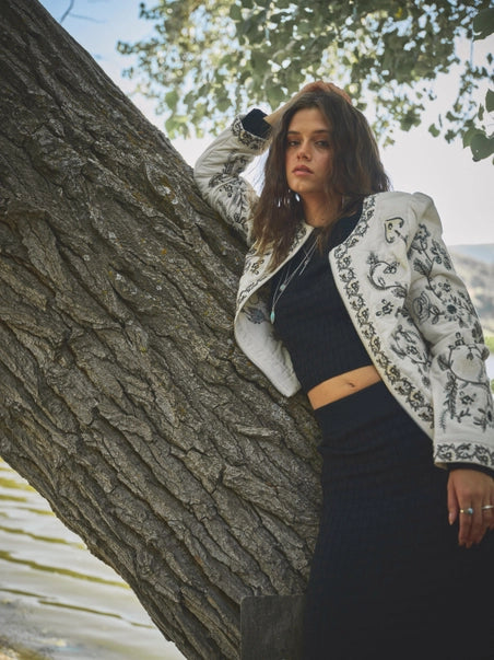Jardin Embroidered Jacket