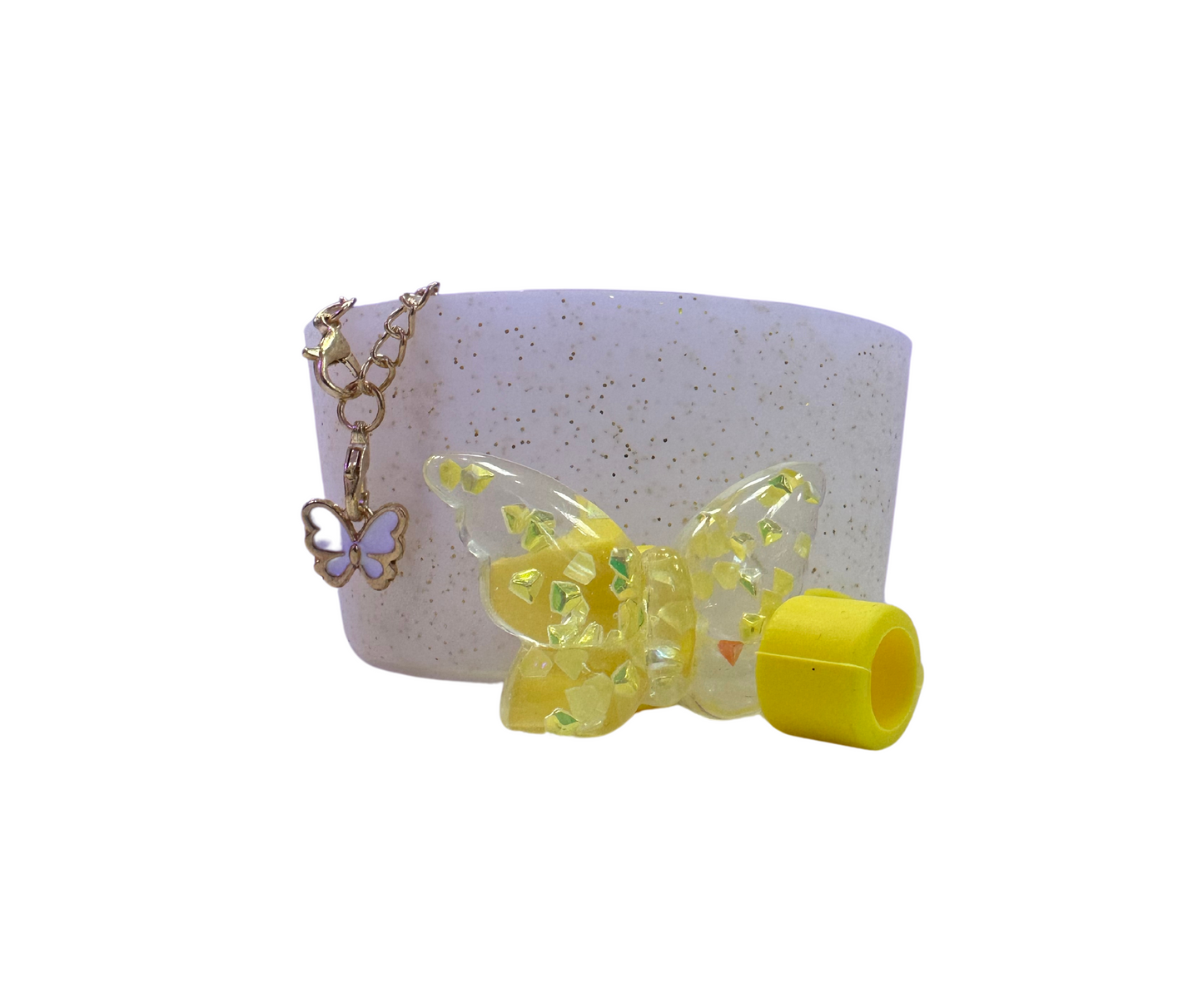 Silicone Stanley Cup Butterfly Accessories