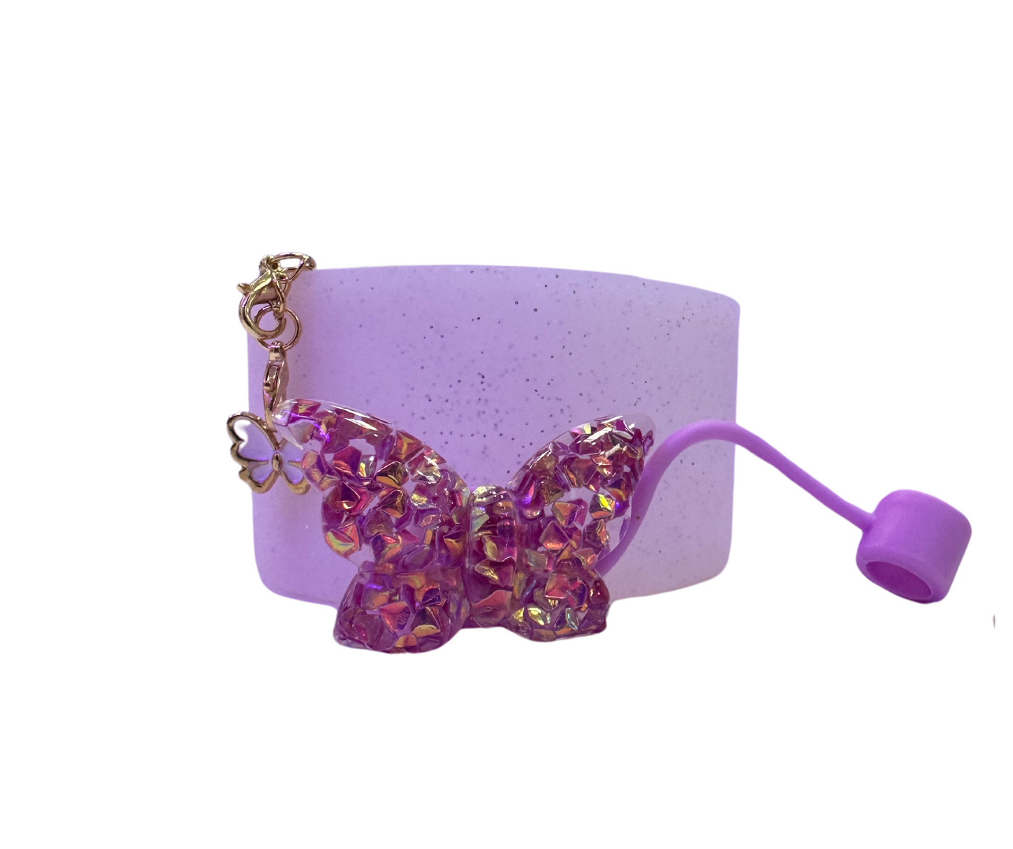 Silicone Stanley Cup Butterfly Accessories