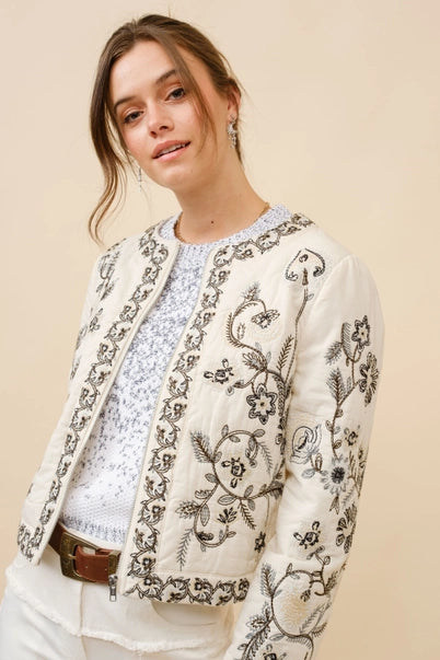 Jardin Embroidered Jacket