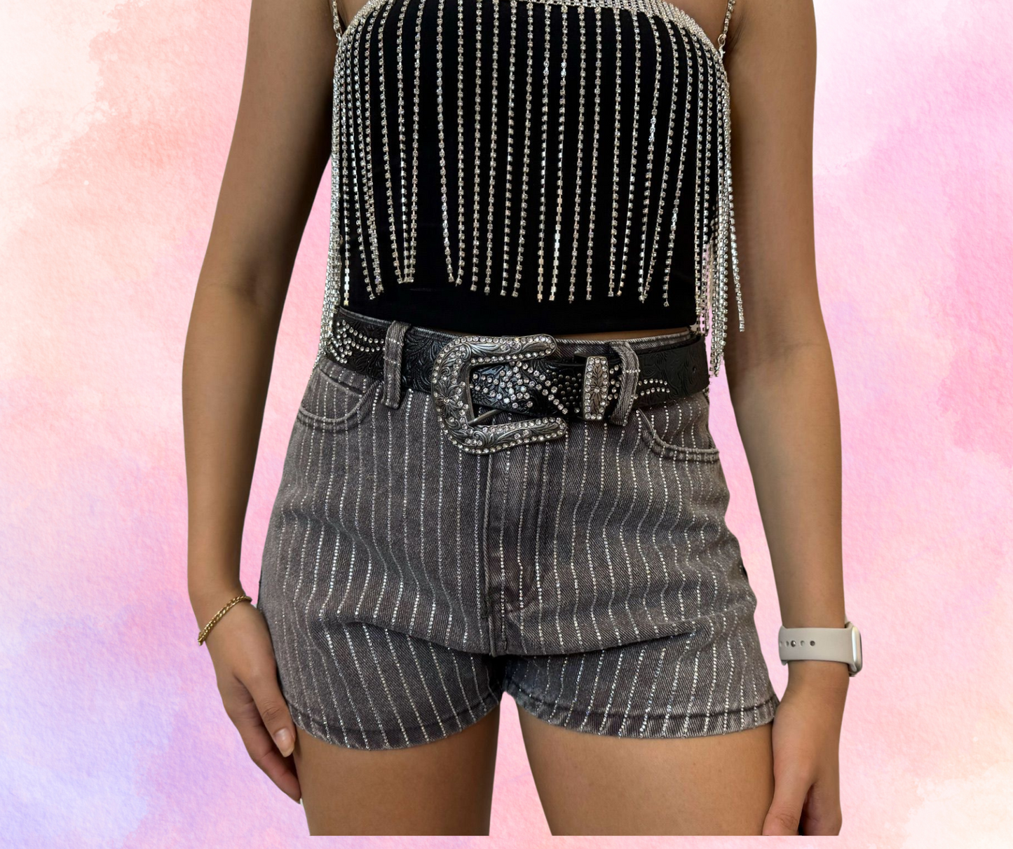 Sparkle Rhinestone Shorts
