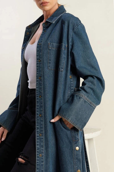 The Denim Trench Dress