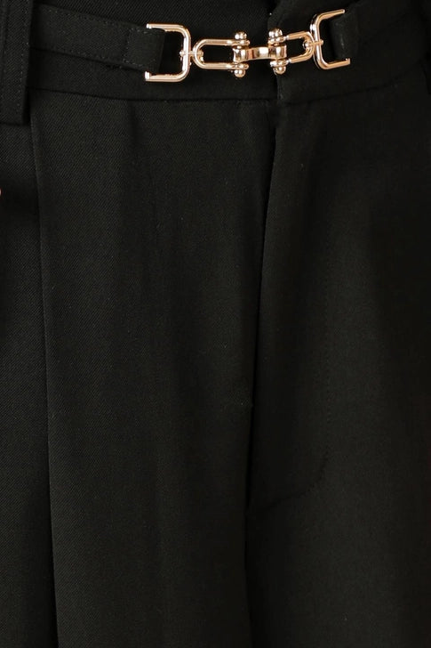 Golden Link Wide-Leg Trousers