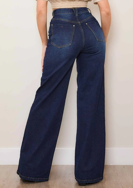 The Sculpted High-Rise Wide Leg Jeans