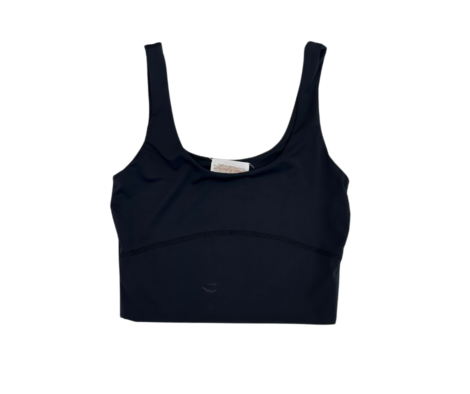 Vibrant Scoop Neck Crop Top