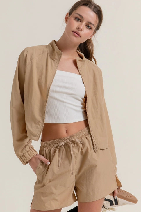 The Harper Windbreaker Jacket