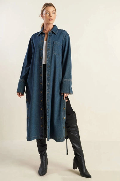 The Denim Trench Dress