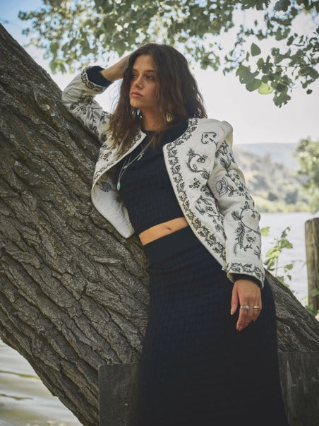 Jardin Embroidered Jacket
