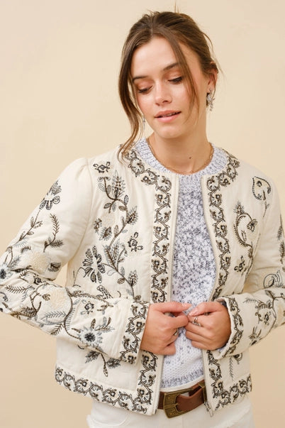 Jardin Embroidered Jacket