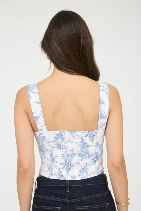 The Juliana Floral Crop Top