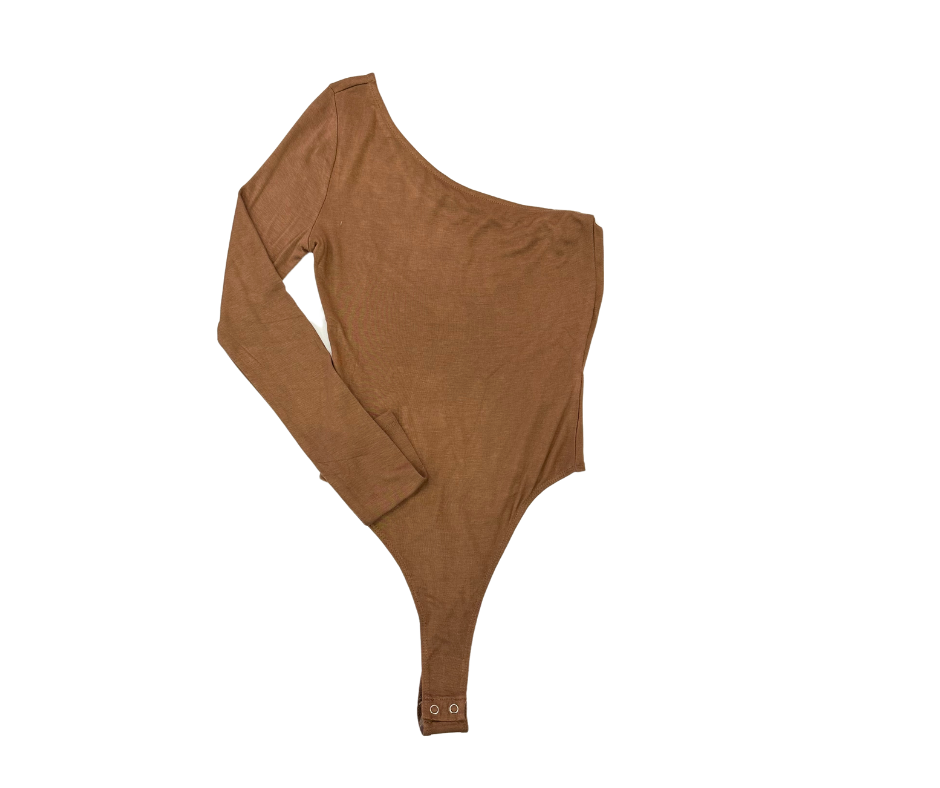 Luxe Asymmetrical Off-Shoulder Bodysuit
