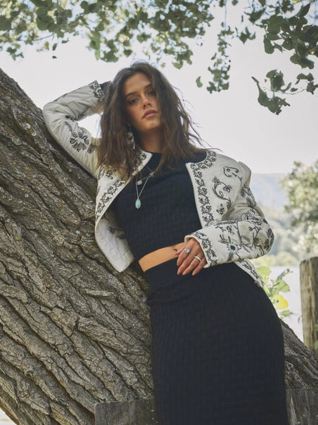 Jardin Embroidered Jacket