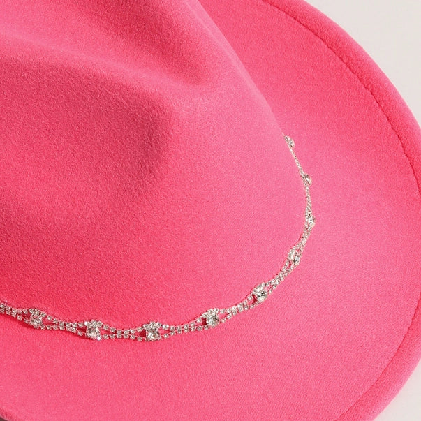 The “Rhinestone Rodeo” Hot Pink Cowgirl Hat