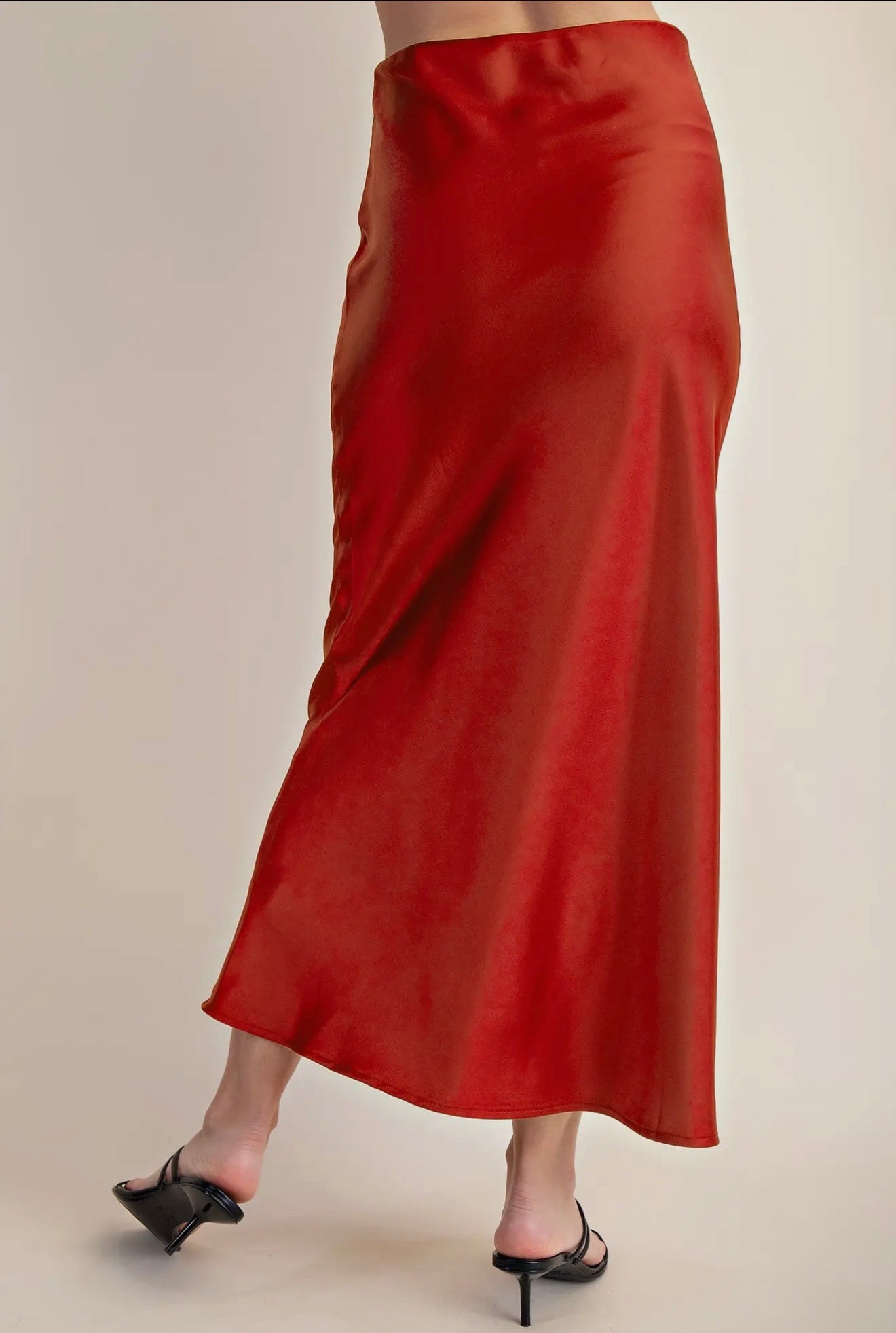 The Romantic Satin Skirt