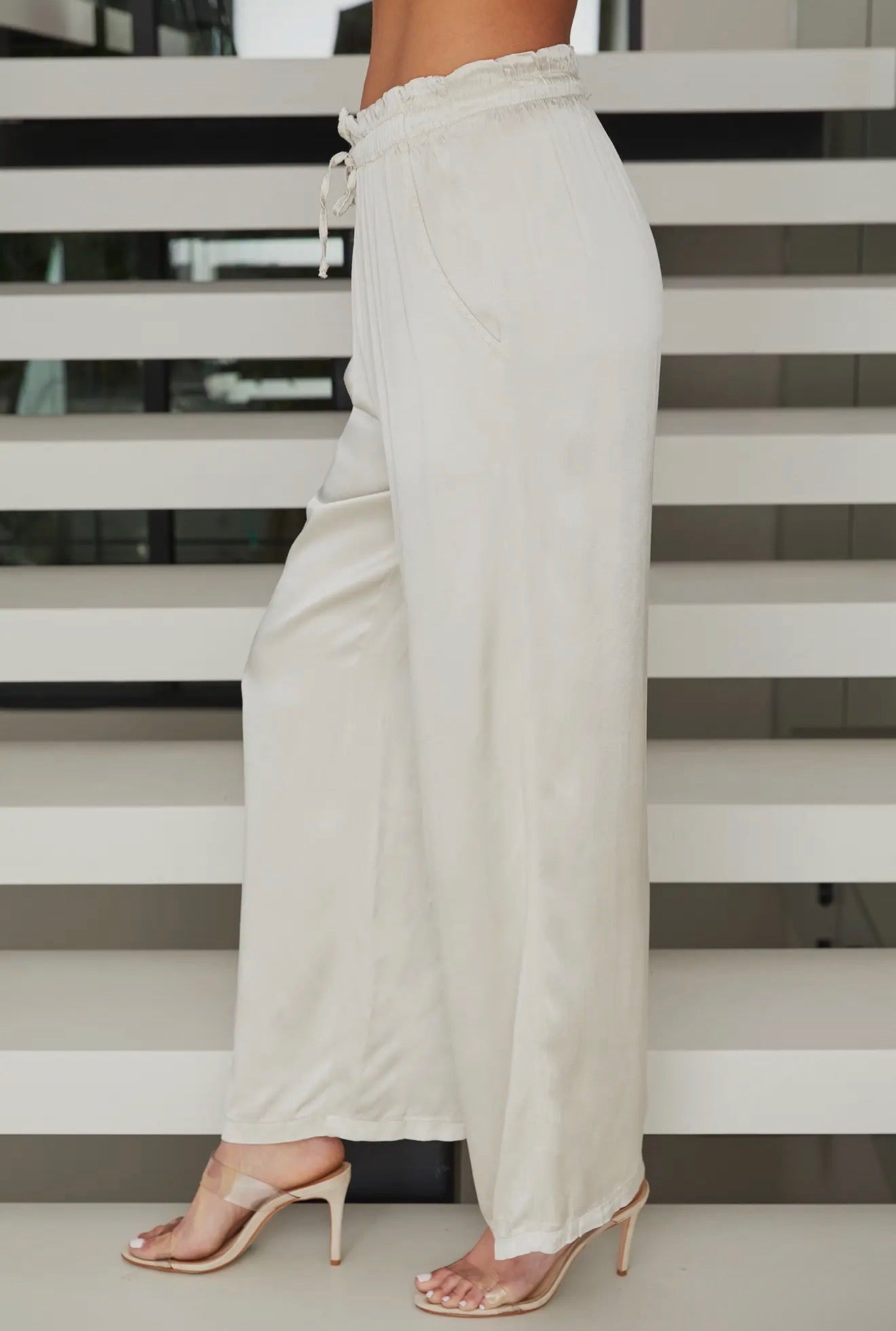 Italian Luxe Wide-Leg Pants