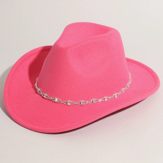 The “Rhinestone Rodeo” Hot Pink Cowgirl Hat