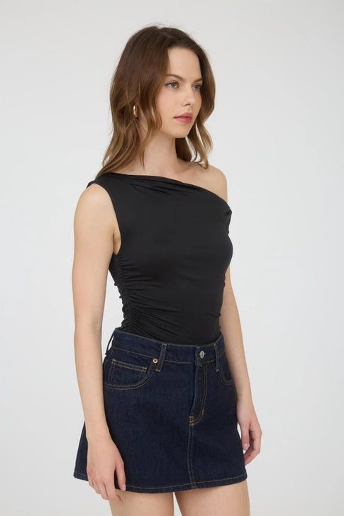 The Serena Asymmetrical Draped Top