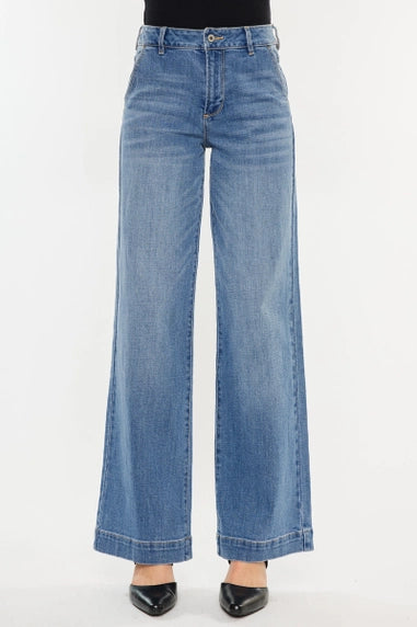 Skylar High-Waisted Wide-Leg Jeans