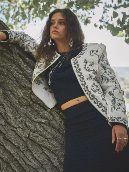 Jardin Embroidered Jacket