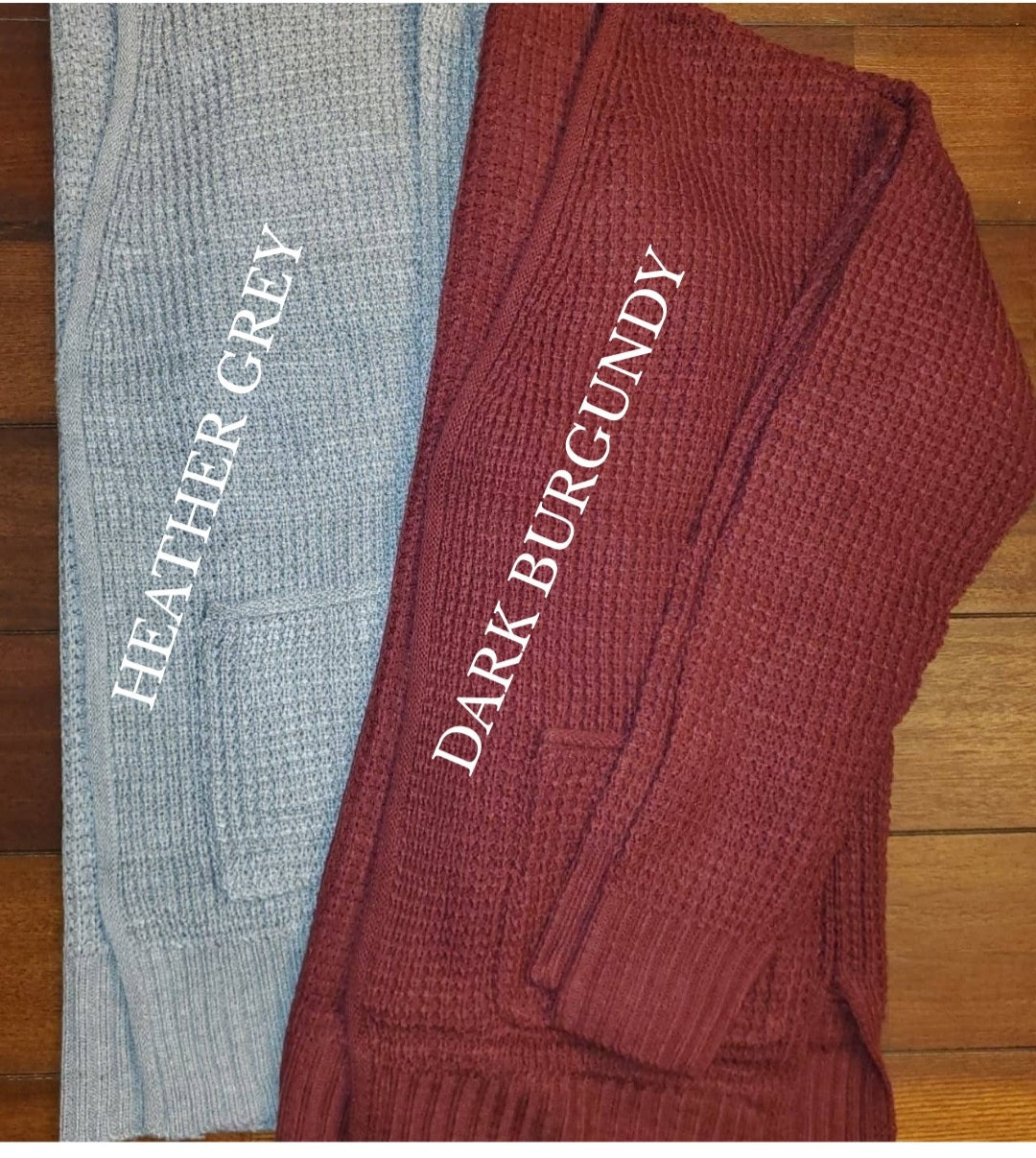 Simply You Ribbed Knit Cardigan