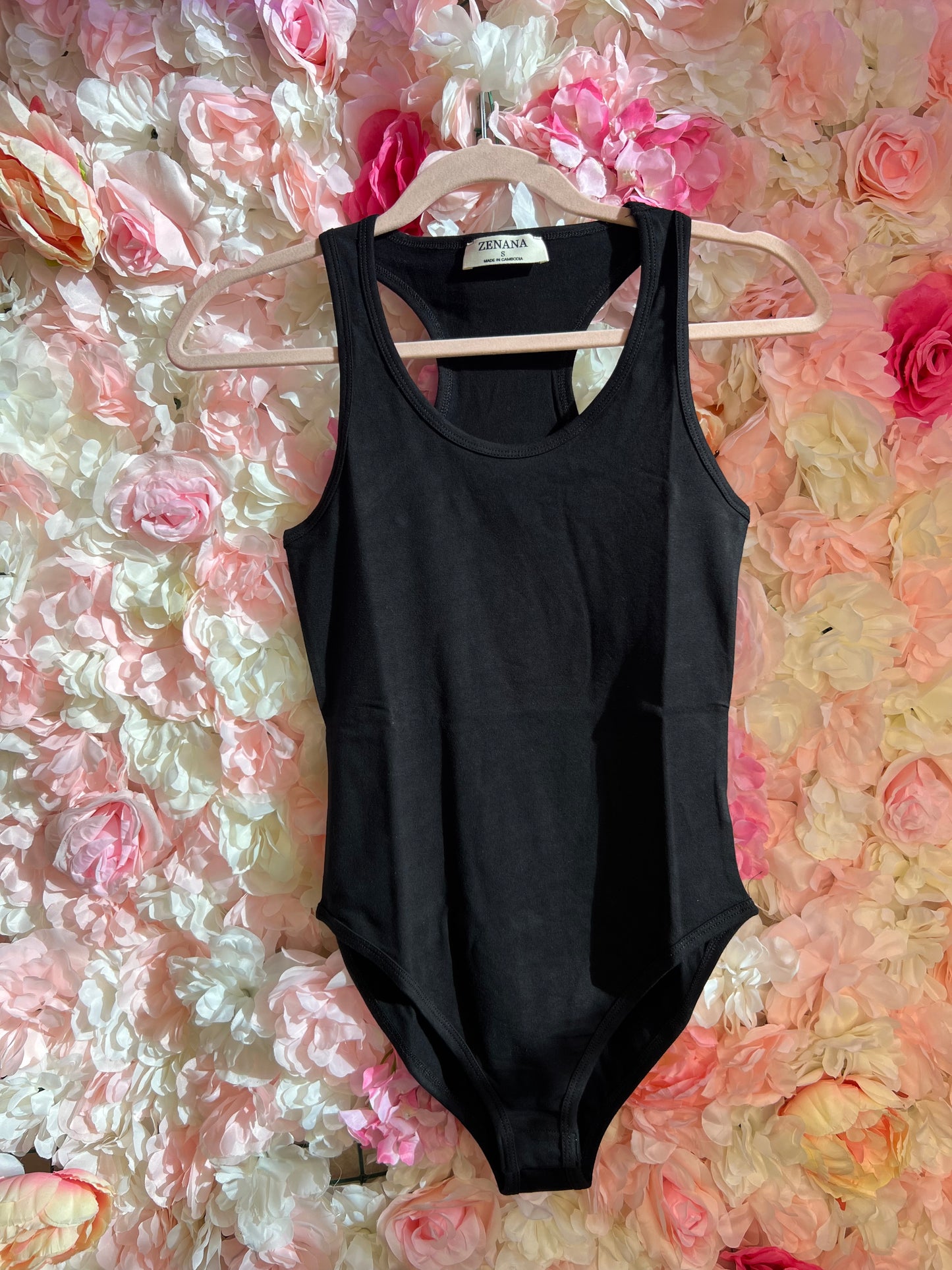 Cotton Racerback Bodysuit
