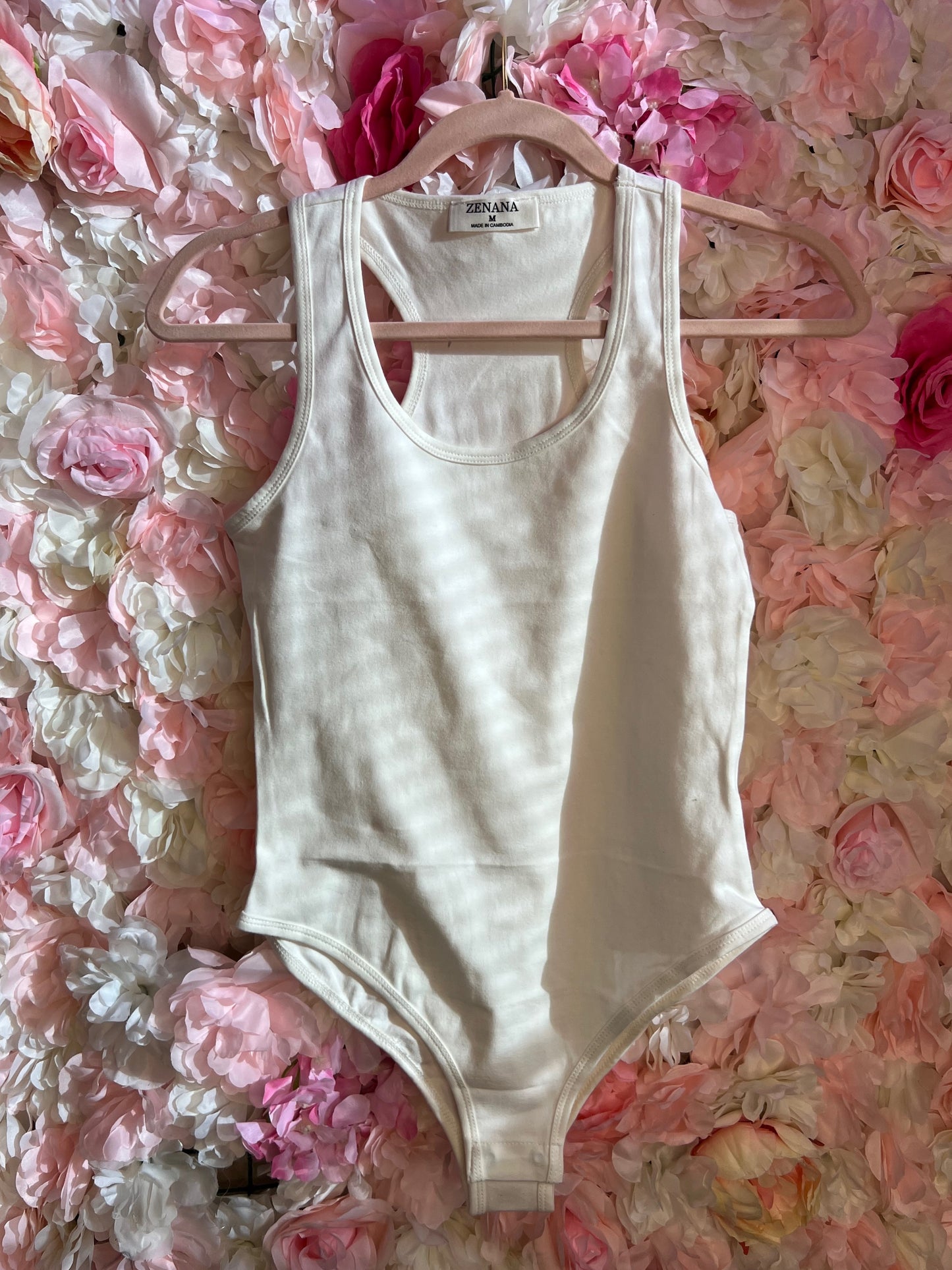 Cotton Racerback Bodysuit