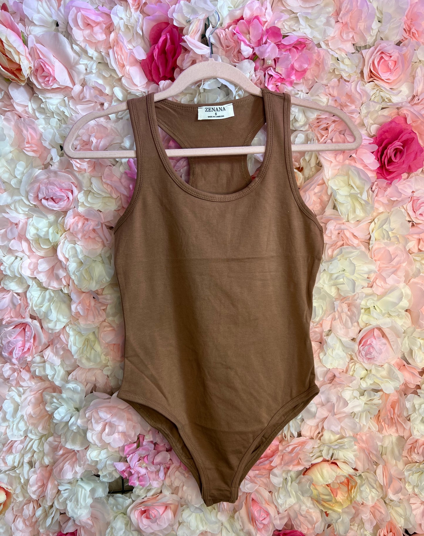 Cotton Racerback Bodysuit