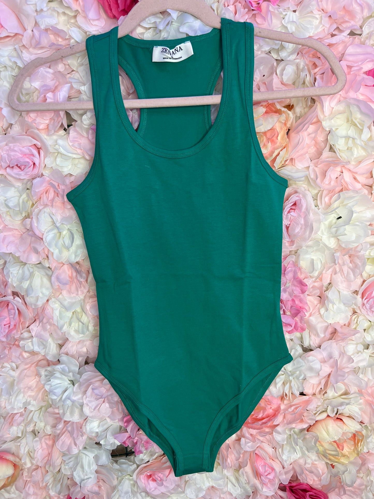 Cotton Racerback Bodysuit