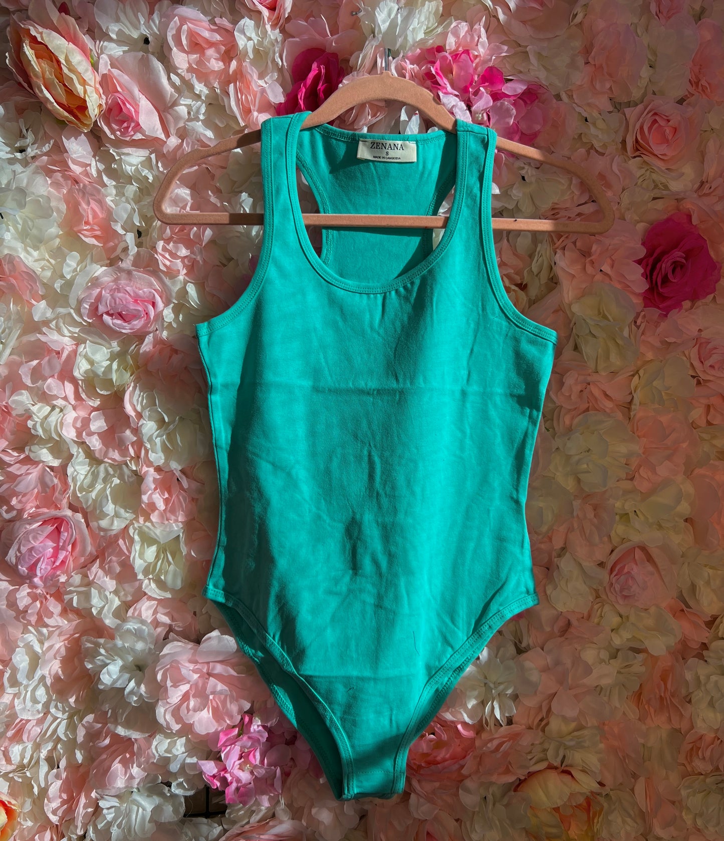 Cotton Racerback Bodysuit