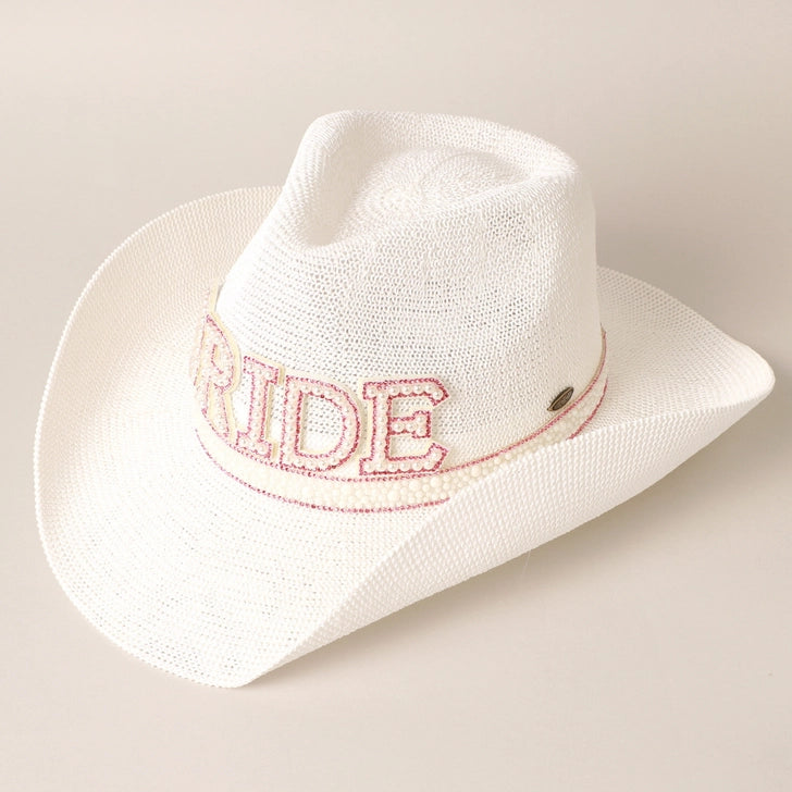 The “I Do” Pearl & Crystal Bride Hat