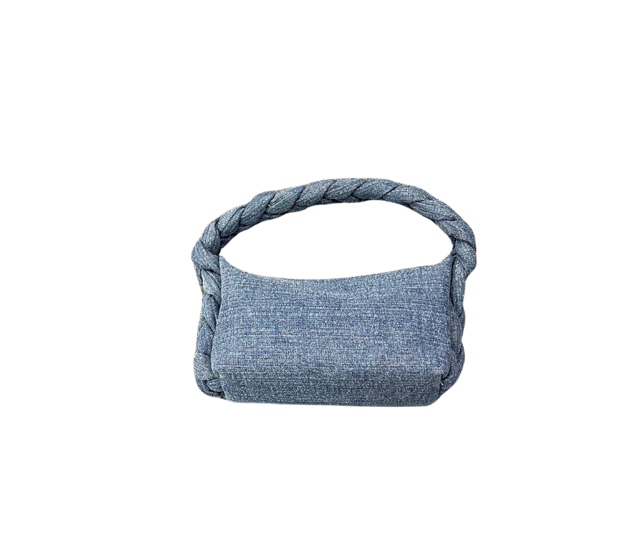 Luxe Woven Handle Bag