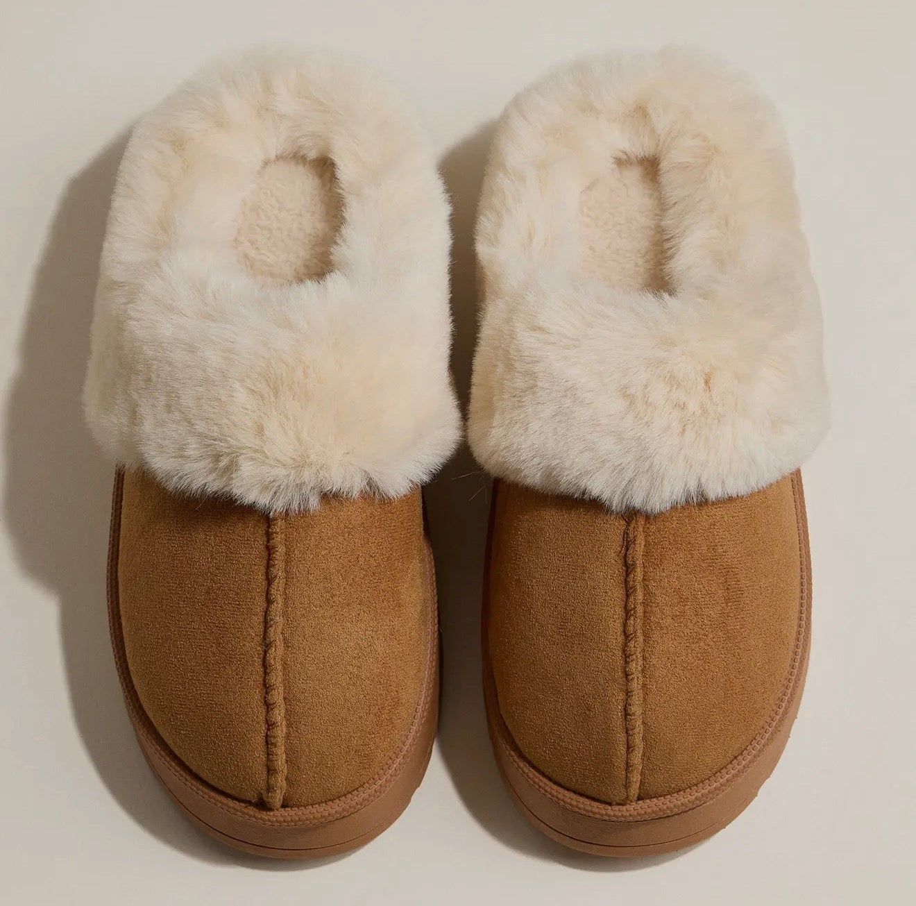 Sherpa Dreams Platform Slippers