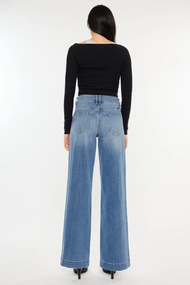 Skylar High-Waisted Wide-Leg Jeans