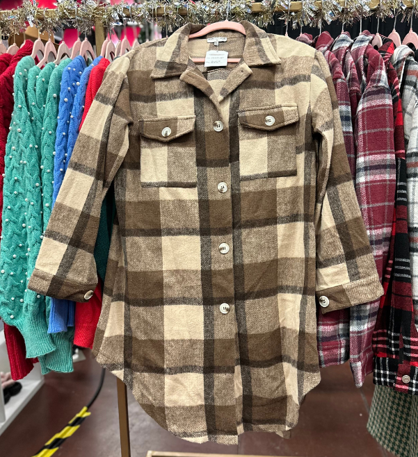 Woodland Plaid Button-Up Shacket