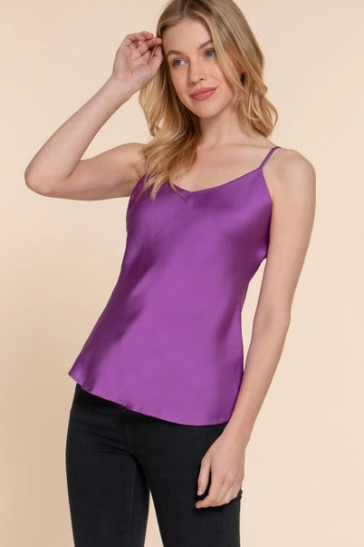 The Sienna Satin Cami