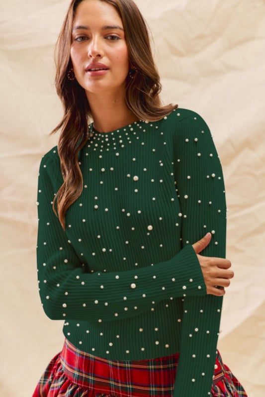 The Evergreen Elegance Sweater