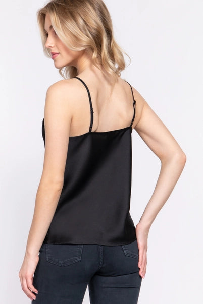 The Sienna Satin Cami