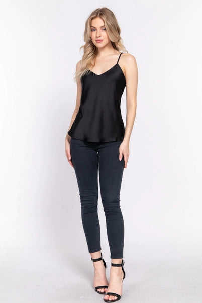 The Sienna Satin Cami