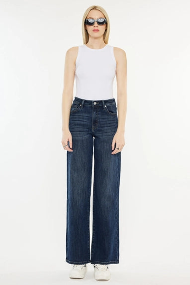 High-Rise Wide-Leg Jeans