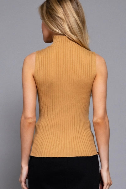 The Alina Mock Neck Knit Top