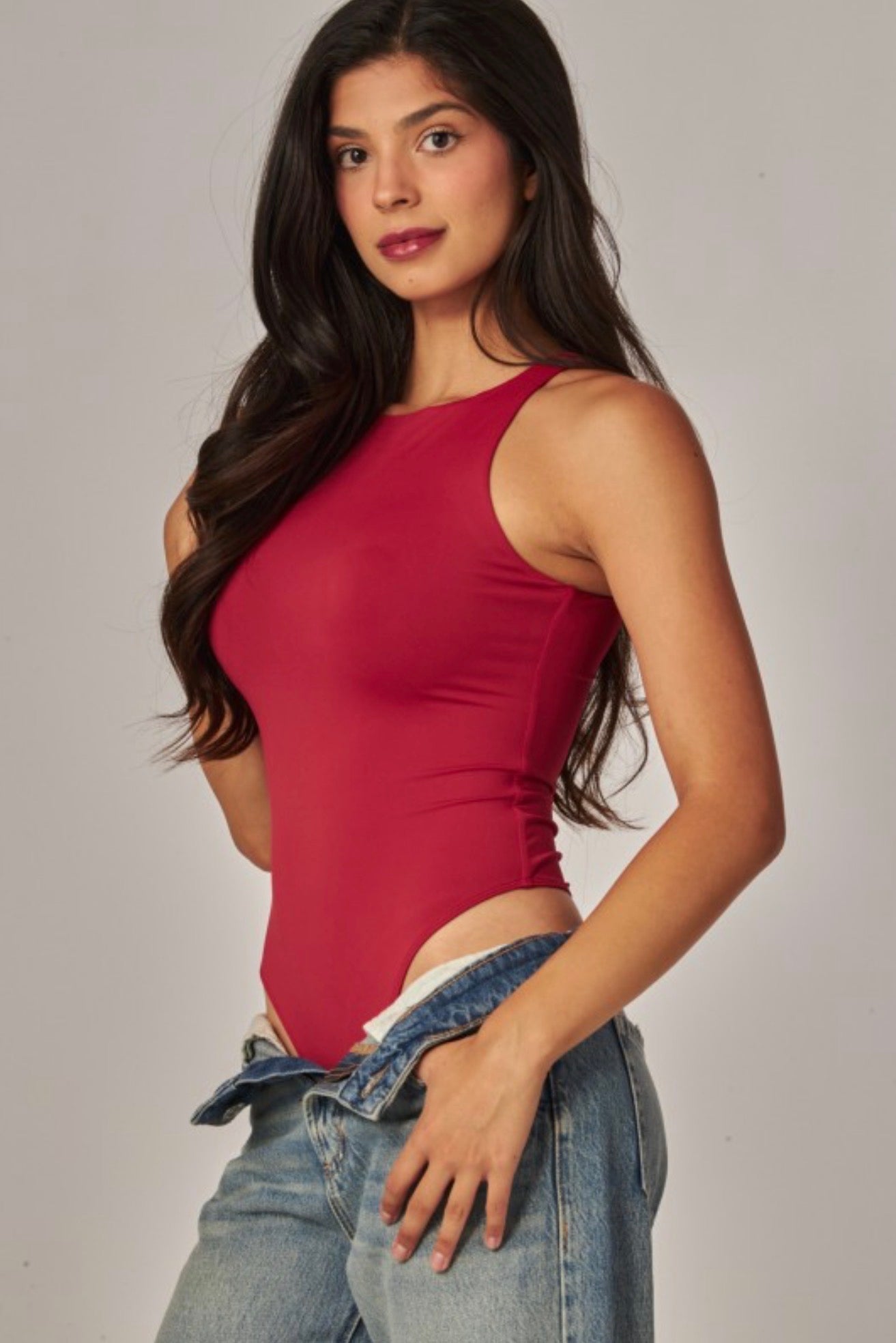 Essential High-Neck Bodysuit
