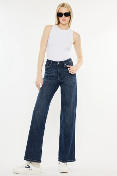 High-Rise Wide-Leg Jeans