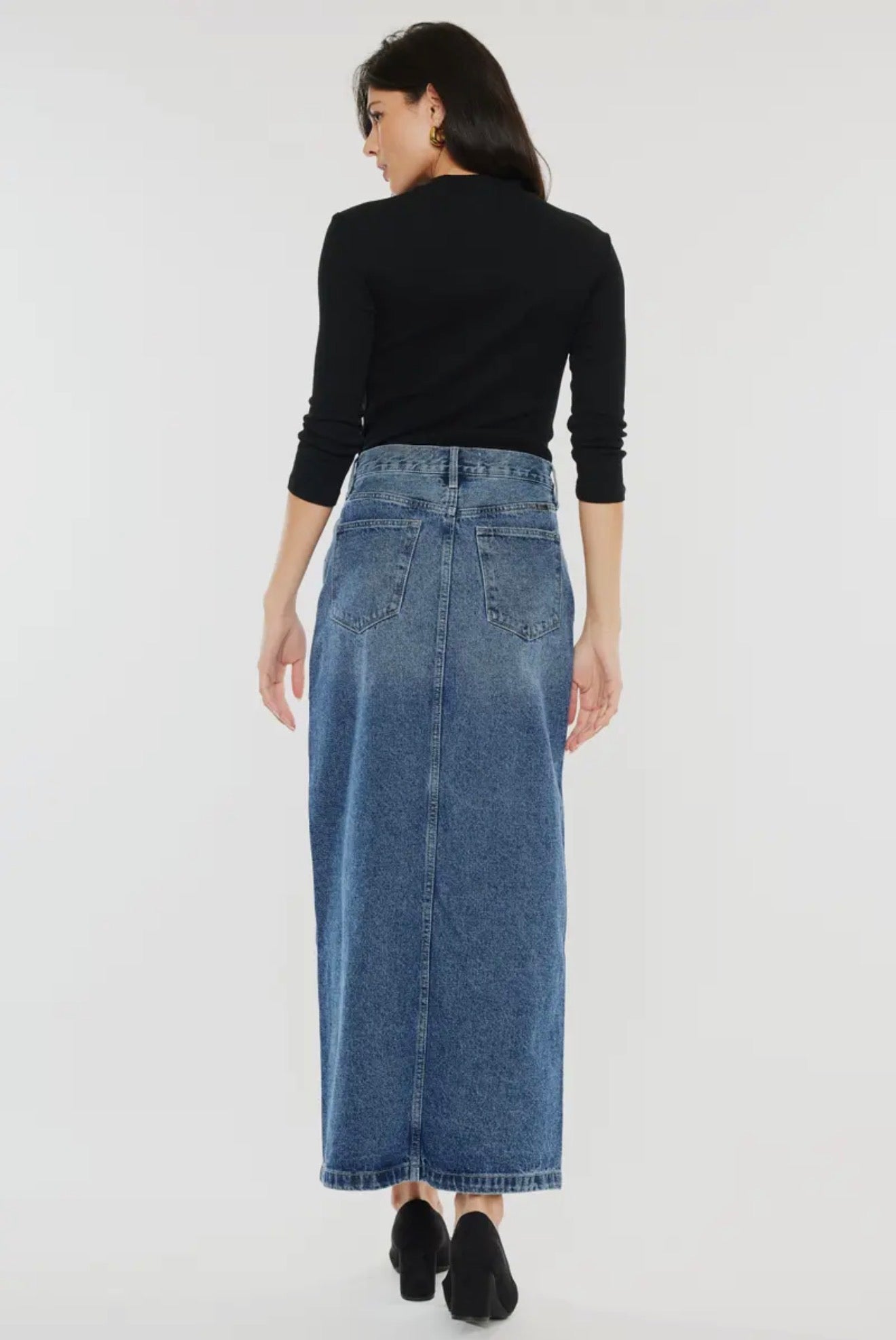 The Simply Iconic Denim Maxi