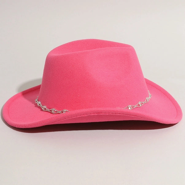 The “Rhinestone Rodeo” Hot Pink Cowgirl Hat
