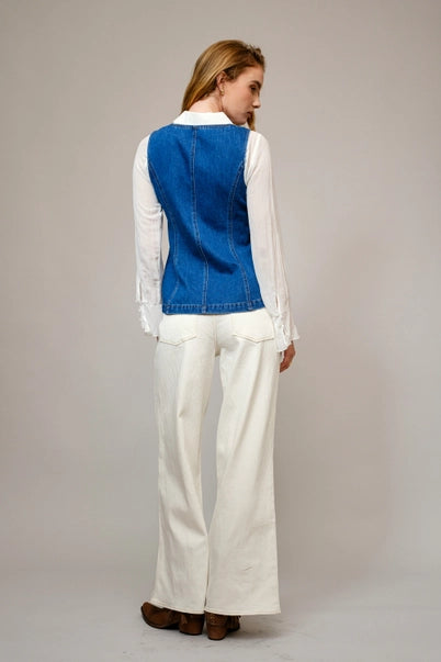 The Daria Denim Vest