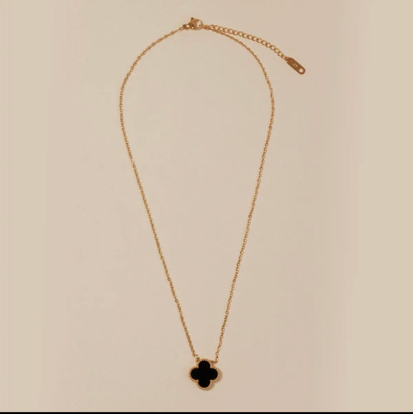Golden Clover Grace Necklace