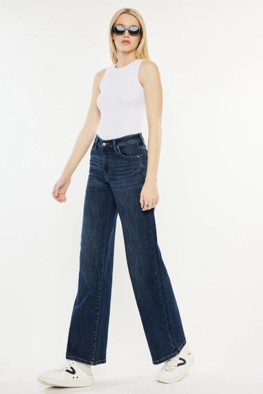 High-Rise Wide-Leg Jeans