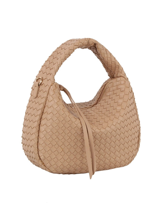 The Verona Woven Hobo Bag
