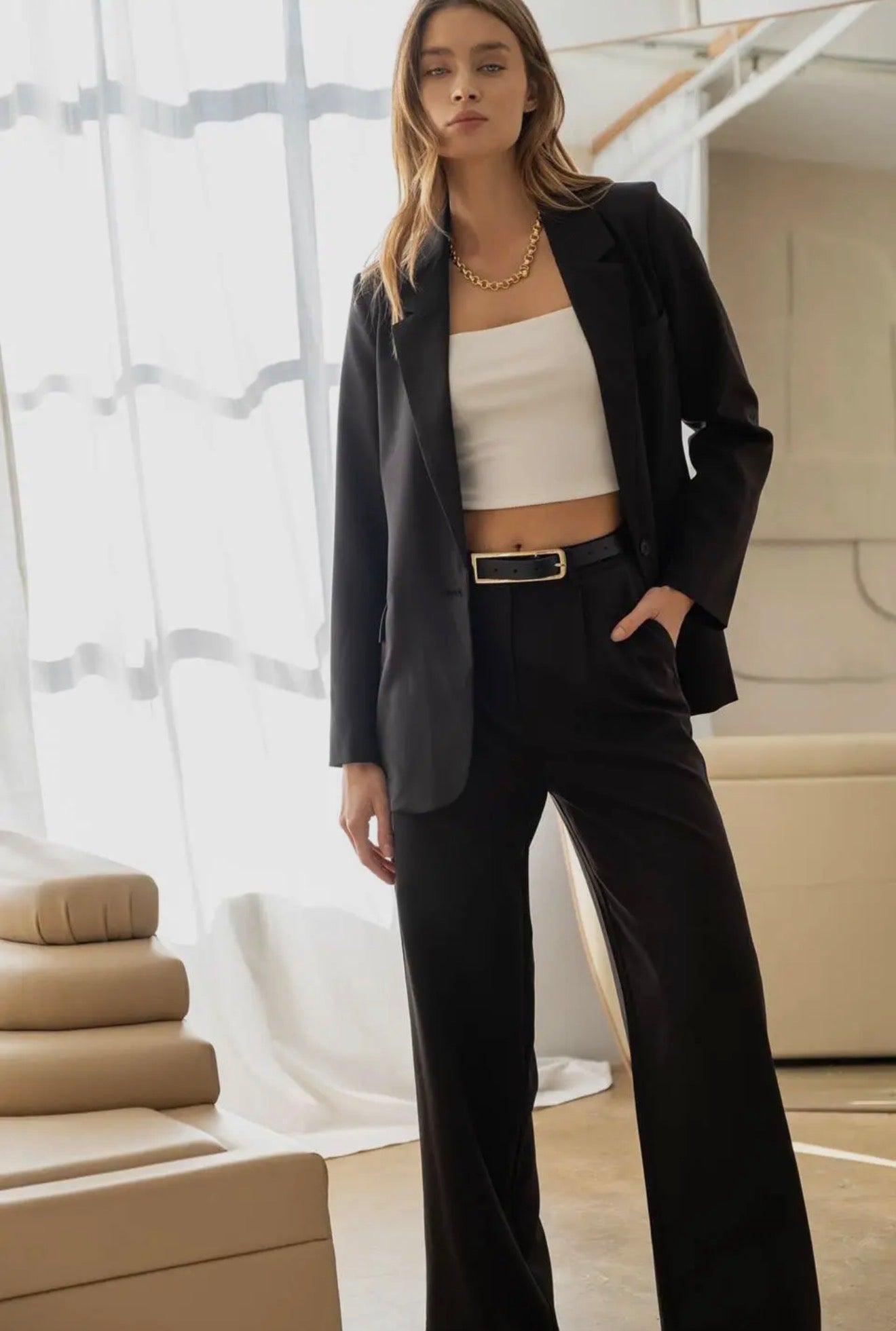 Tailored Power Blazer